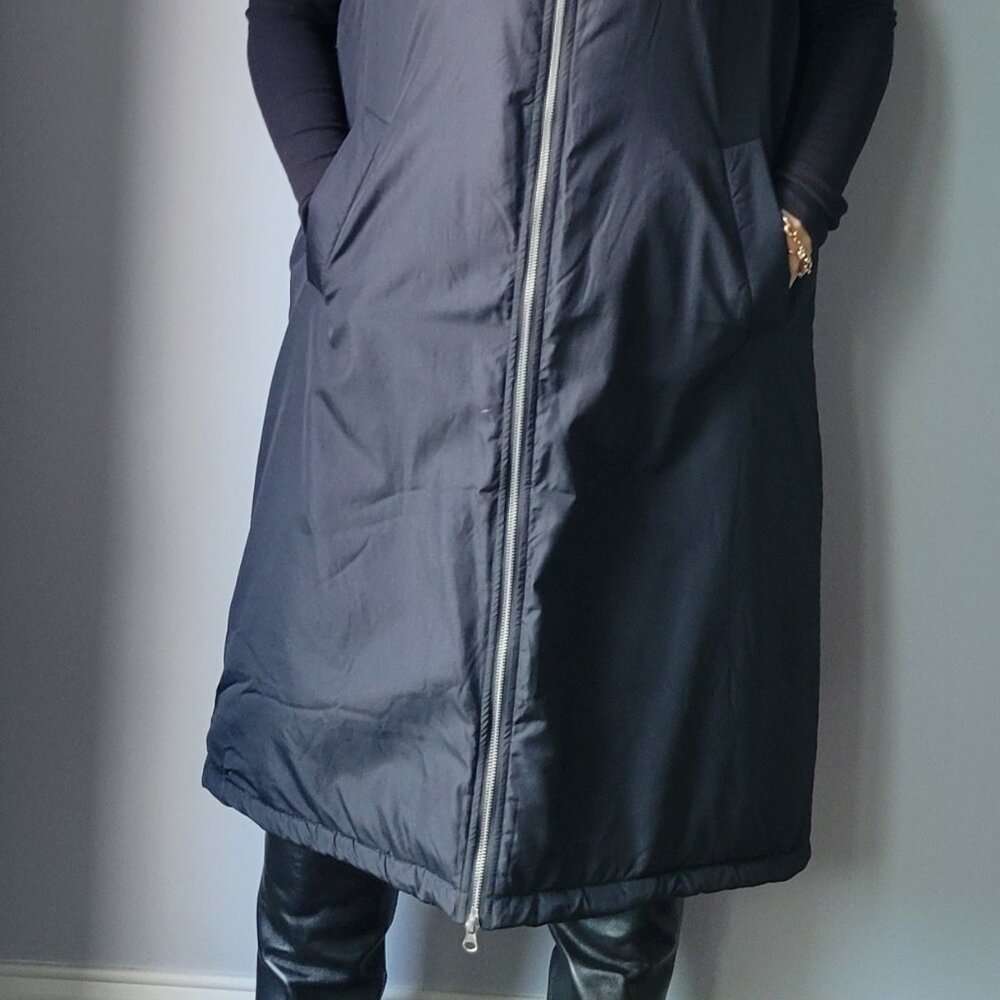 Vest long Black Small Medium